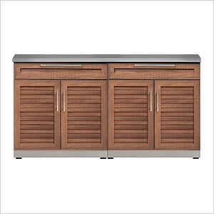 Grove 3-Piece Outdoor Kitchen Set with Countertops