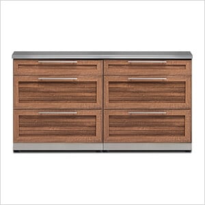 Grove 3-Piece Outdoor Kitchen Set with Countertops and Covers