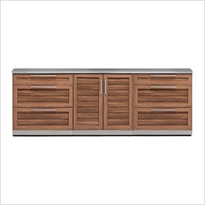 Grove 4-Piece Outdoor Kitchen Set with Countertops