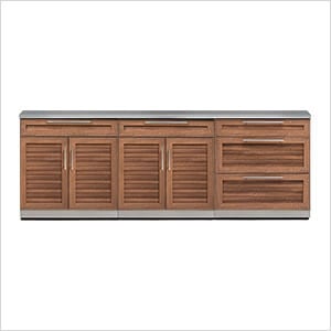 Grove 4-Piece Outdoor Kitchen Set with Countertops