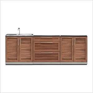 Grove 3-Piece Outdoor Kitchen Set (No Countertop)