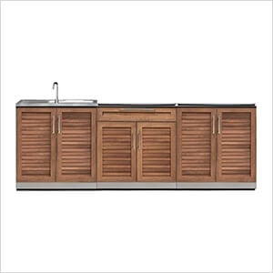 Grove 3-Piece Outdoor Kitchen Set (No Countertop)