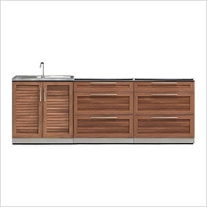 Grove 3-Piece Outdoor Kitchen Set (No Countertop)
