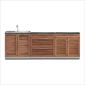 Grove 3-Piece Outdoor Kitchen Set (No Countertop)