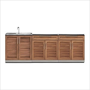 Grove 3-Piece Outdoor Kitchen Set (No Countertop)