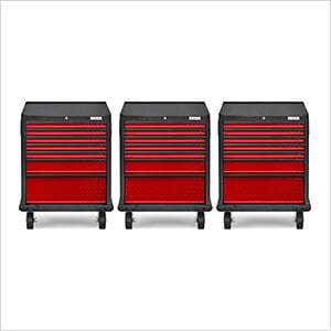 3 x Premier 7-Drawer Modular GearDrawer