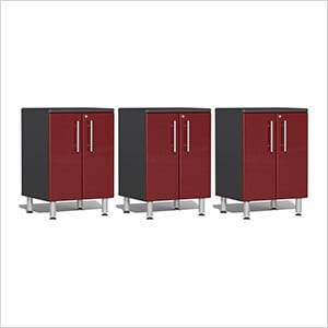 3-Piece 2-Door Garage Cabinet Kit