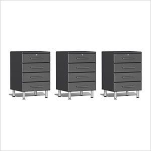 3-Piece 4-Drawer Garage Cabinet Kit