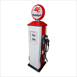 Mobilgas Retro Gas Pump Replica Electric Vehicle (EV) Charger