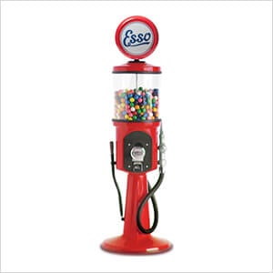 Esso Retro Gas Pump Replica Mini Gravity Feed Gumball Machine