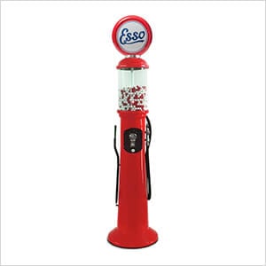 Esso Retro Gas Pump Replica Tall Gravity Feed Gumball Machine