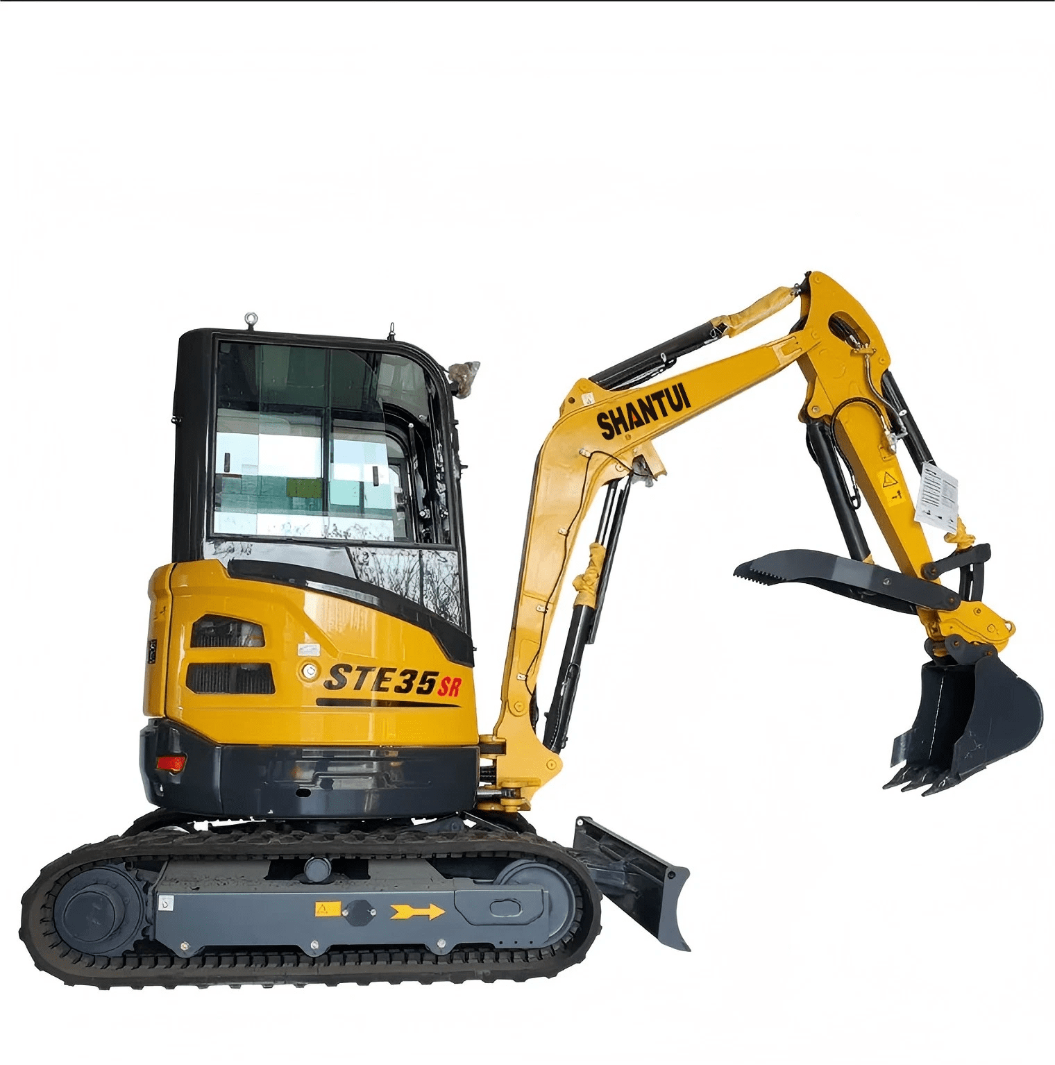 Shantui 2.8 Ton, Yanmar Diesel Engine Mini Excavator w/ Hydraulic Thumb | STE35SR - Greg Smith Equipment Sales