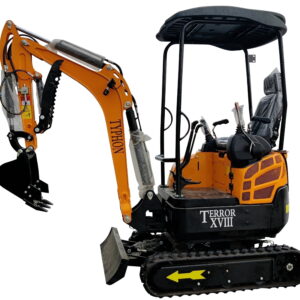 TYPHON Terror XVIII Mini Excavator 4000lbs Digger with 0.03 Cbm Bucket for Construction