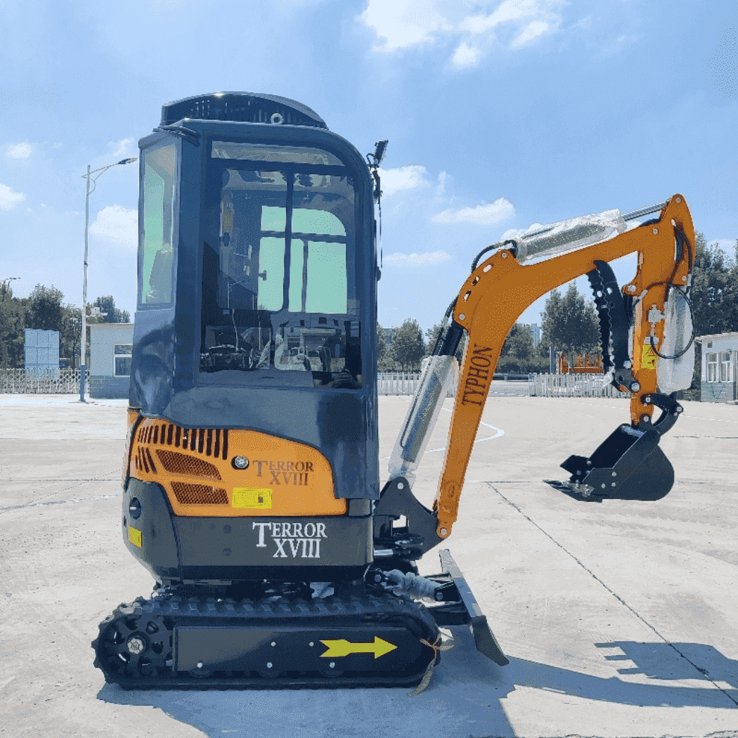 TYPHON TERROR XVIII Prestige Mini Excavator, 2 Ton, Kubota D902 Diesel Engine, USA - Commercial